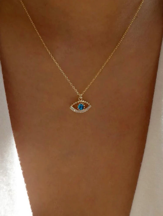 Evil eye necklace ”Sara”