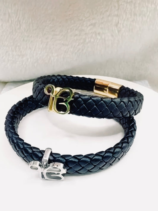Ek Onkar Bracelet Leather