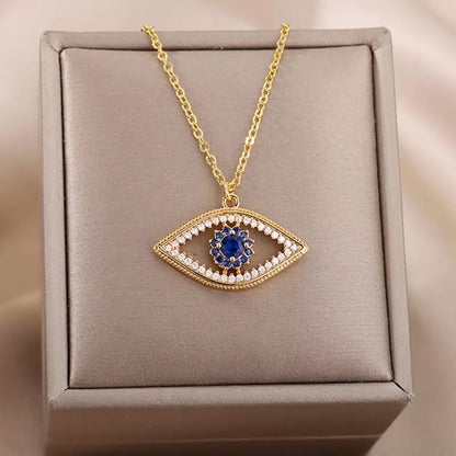 Evil eye necklace