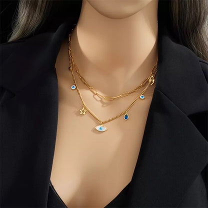 Evil eye necklace