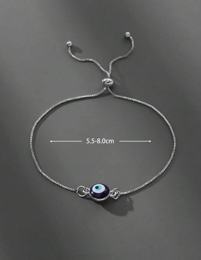 Minimalist Evil eye bracelet