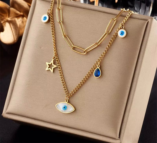 Evil eye necklace