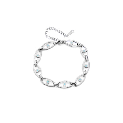 Evil eye chain bracelet