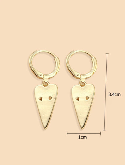 Evil eye tiny hoops