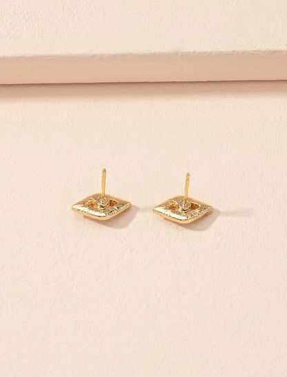 Evil eye earrings