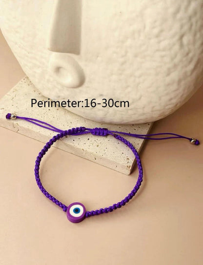 Color evil eye bracelet