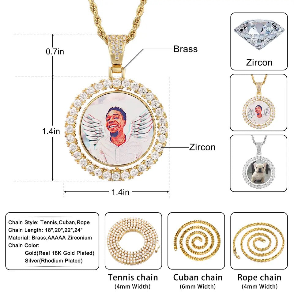 Custom Pendant with Photo