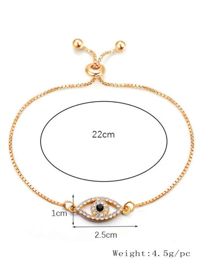 Evil eye charm bracelet