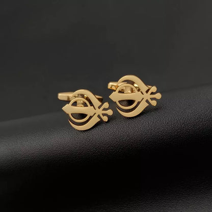 Khanda cufflinks