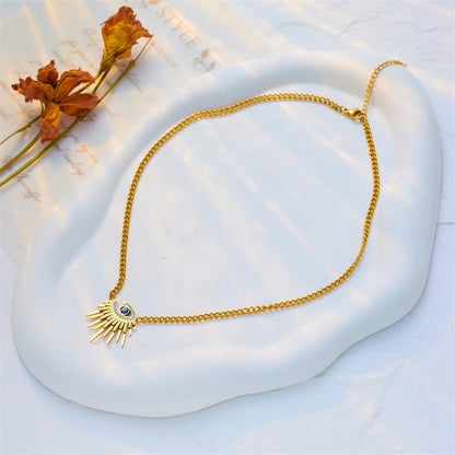 Evil eye necklace