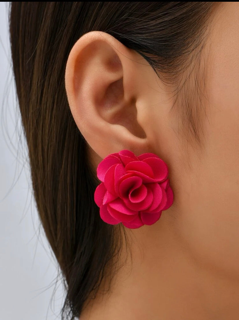 Flower earrings