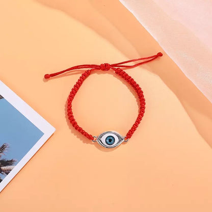 Evil eye braided bracelet