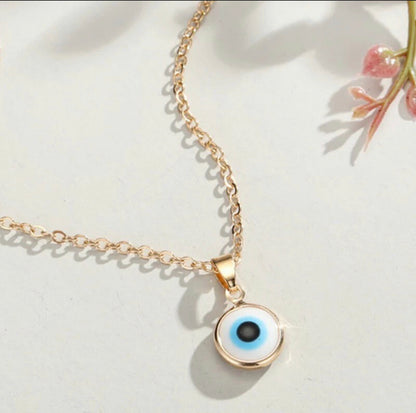 Evil eye choker necklace “Anjali”