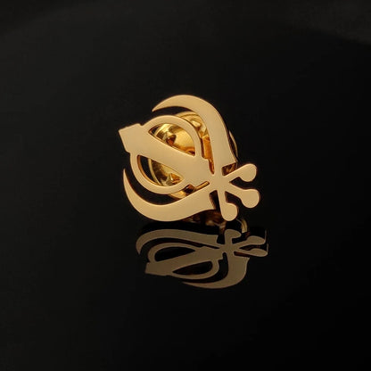 Khanda pin Brooch