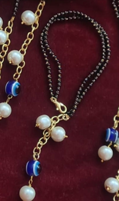 Mangalsutra bracelet evil eye