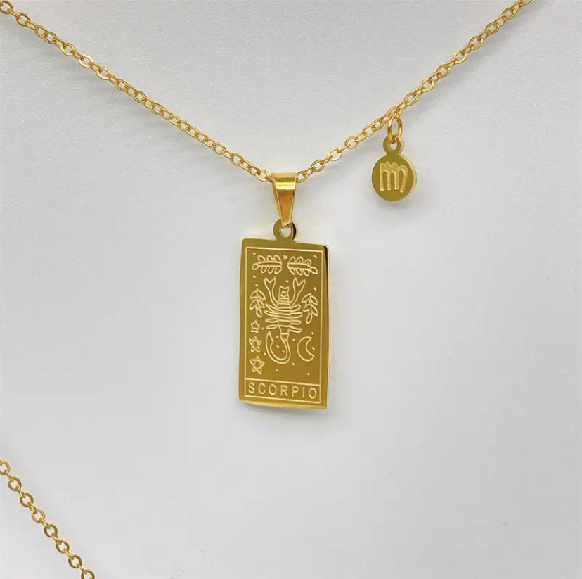 Zodiac signs necklace