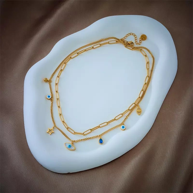 Evil eye necklace