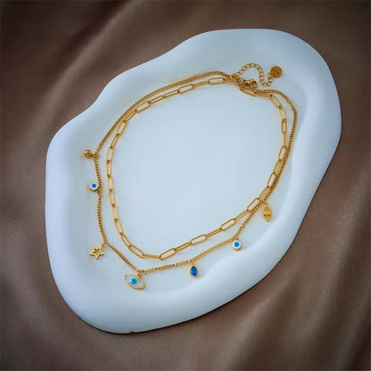 Evil eye necklace