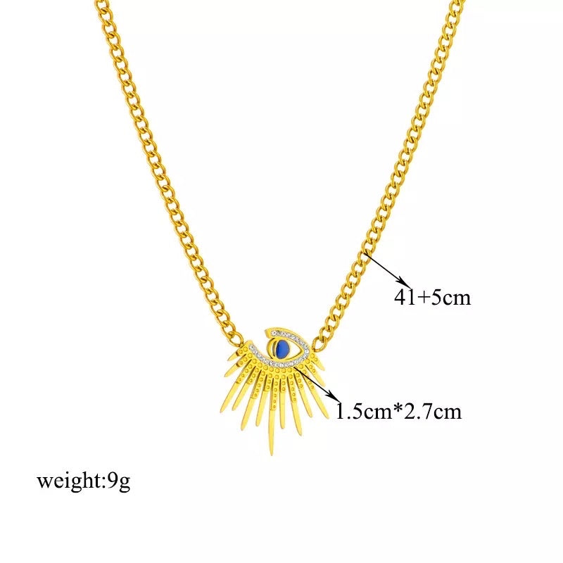 Evil eye necklace
