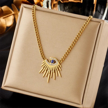 Evil eye necklace