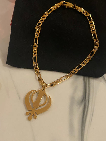 Gold Khanda bracelet