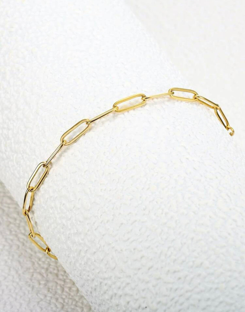 Gold plated bracelet