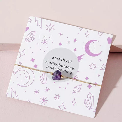 Amethyst bracelet