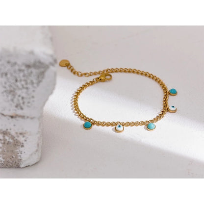Gold evil eye Bracelet