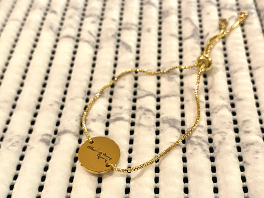 Jai Guruji blessings always bracelet