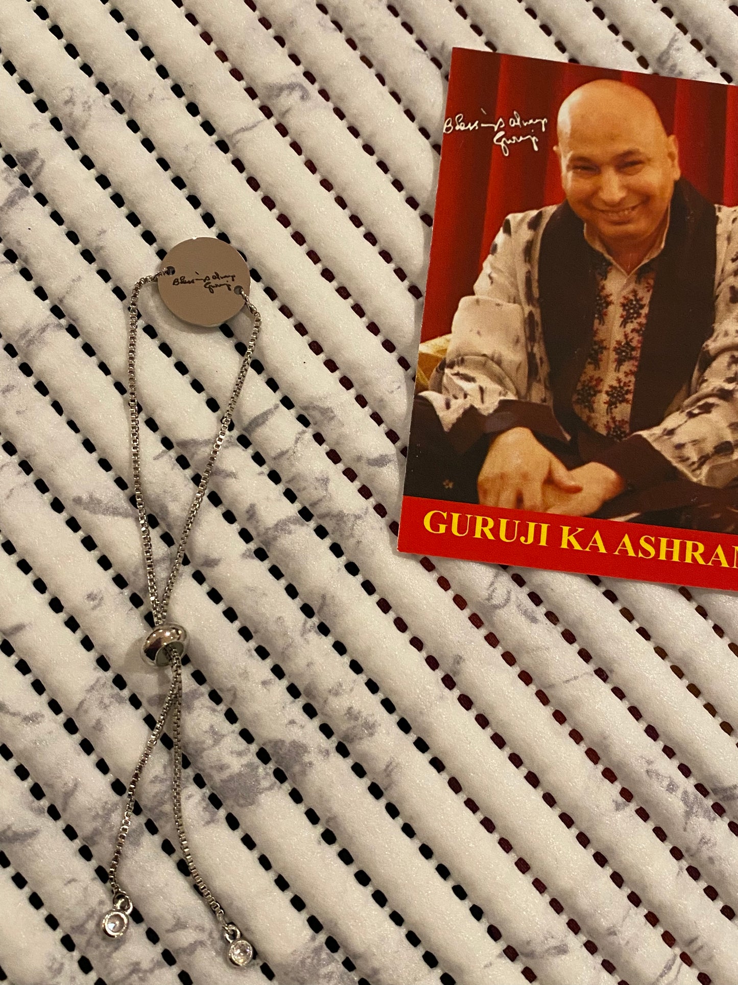 Jai Guruji blessings always bracelet