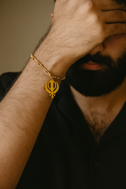 Gold Khanda bracelet