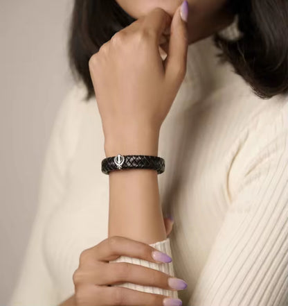 Khanda Bracelet Leather