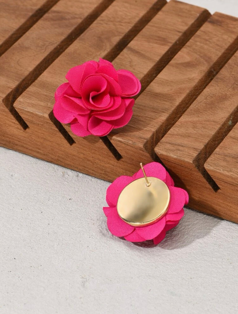 Flower earrings
