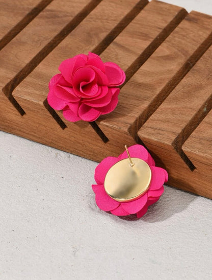 Flower earrings