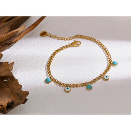 Gold evil eye Bracelet