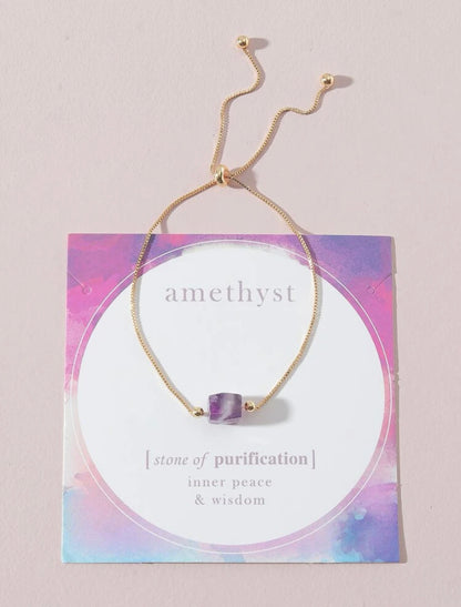 Amethyst bracelet