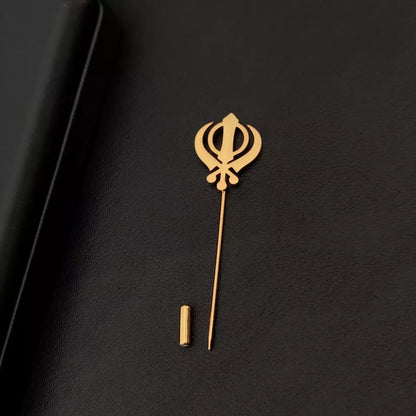 Khanda pin Brooch