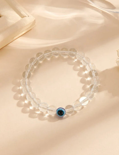 Evil eye crystal bracelet