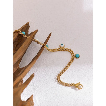 Gold evil eye Bracelet