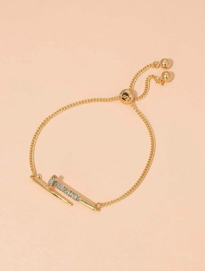 Gold Nail Bracelet