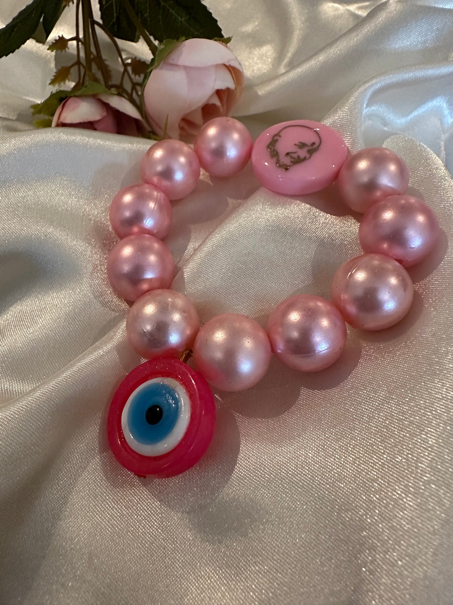 Jai Guruji bracelet Pearl