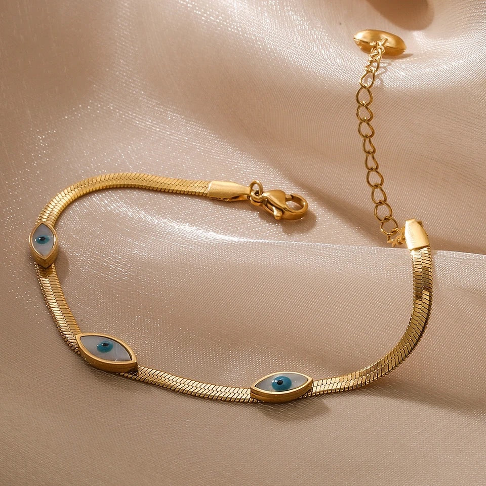 Evil eye bracelet