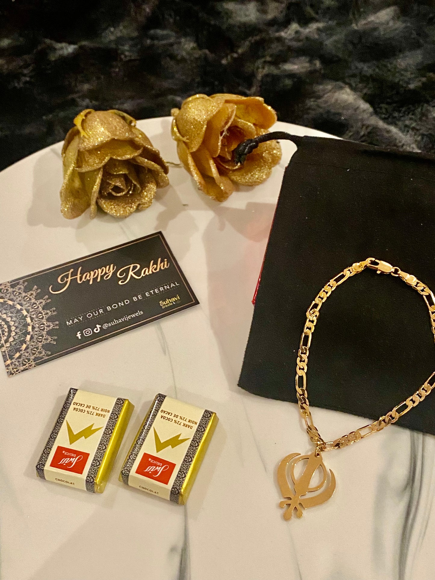 Gold Khanda bracelet