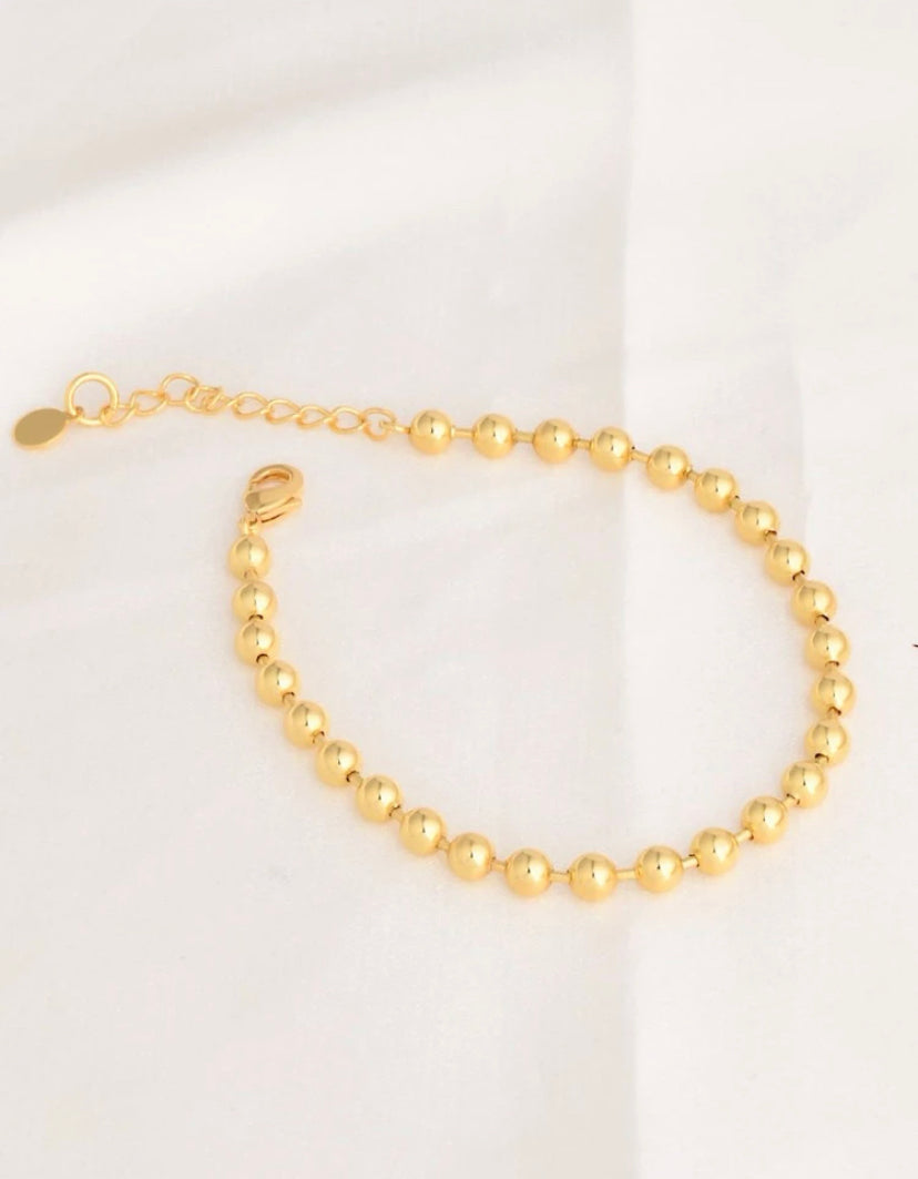 Gold plated bracelet
