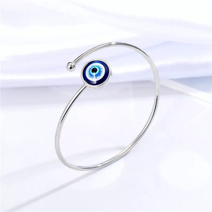 Evil eye cuff bangle