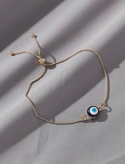 Minimalist Evil eye bracelet