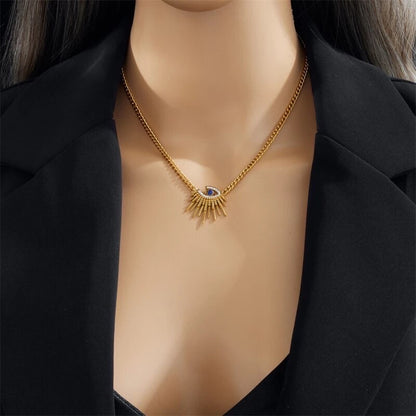 Evil eye necklace