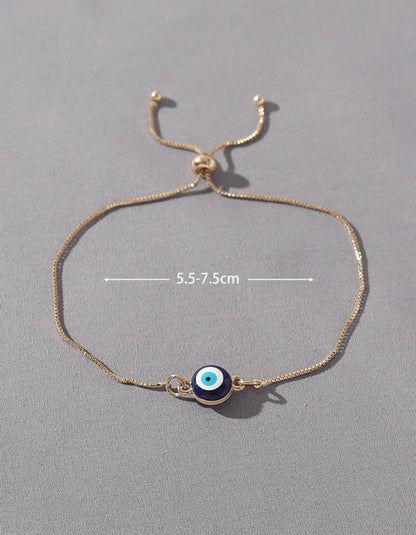 Minimalist Evil eye bracelet