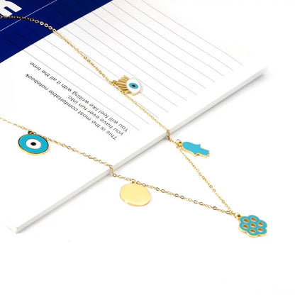 Blue Evil eye necklace