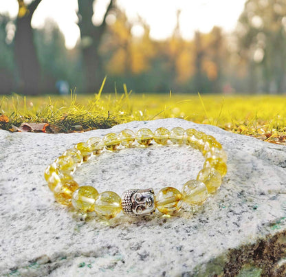 Citrine Buddha bracelet